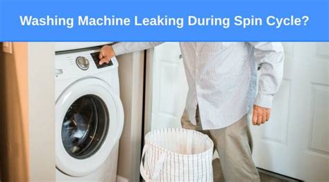 washing machine leaking from bottom during spin cycle|Washing Machine Leaking From Bottom (Easy Fix)